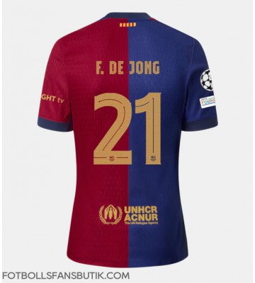 Barcelona Frenkie de Jong #21 Replika Hemmatröja 2024-25 Kortärmad